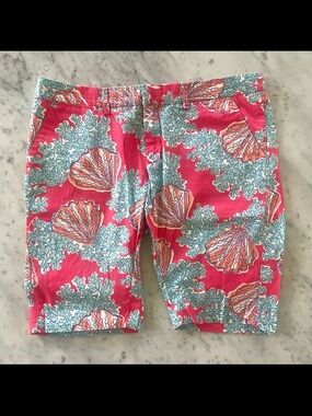 Lilly Pulitzer Avenue Bermuda shorts.